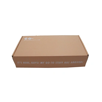 Custom Printed Corrugated Mailer Box for Apparel Packaging
