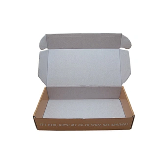Custom Printed Corrugated Mailer Box for Apparel Packaging